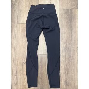 Lululemon In Movement 7/8 Tight Everlux 25” Black Size 4 High Rise Leggings